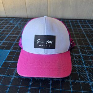 Grace Folly Trucker Hat Pink Gray Snapback Mesh Hat